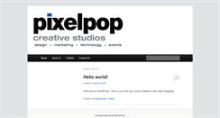 Desktop Screenshot of pixelpop.com
