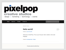 Tablet Screenshot of pixelpop.com